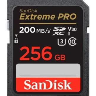Tarjeta de Memoria MicroSDXC SanDisk Extreme Pro 256GB - 200MB/s - V30 UHS-I U3 4K UHD